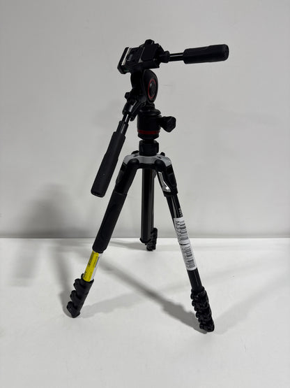 No Mount Plate Manfrotto - 290 Tripod with Fluid Video Head - Black