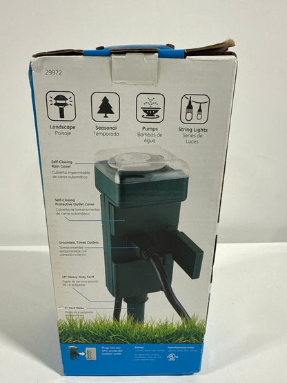 GE Outdoor Stake Mechanical Timer