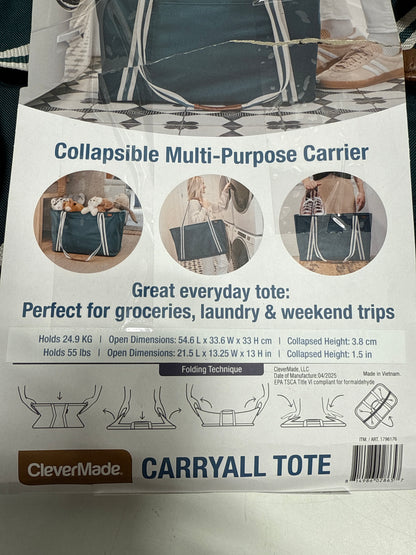 Clevermade Carry All Tote, 2-pack