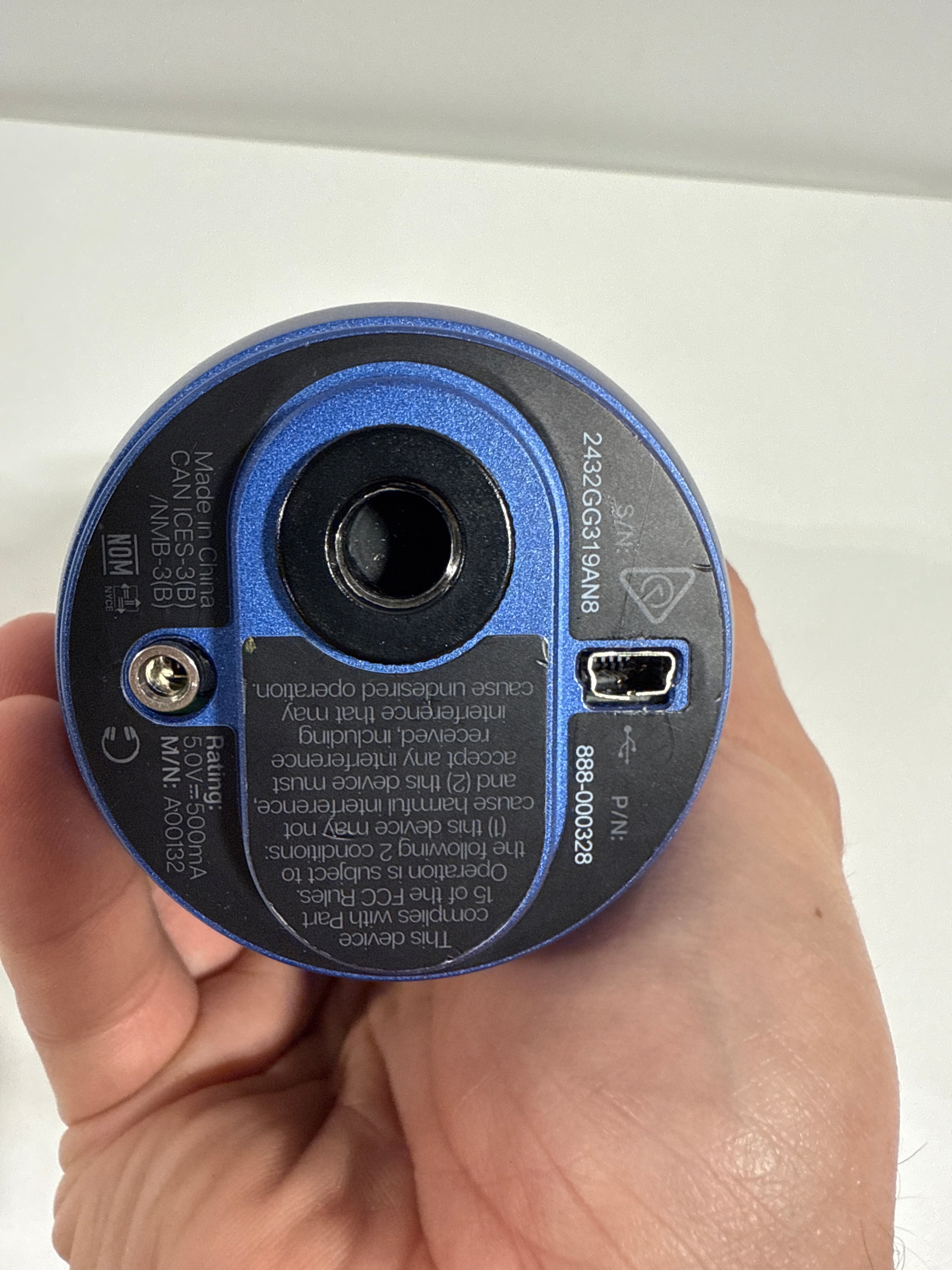 For Parts Blue Microphones - Blue Yeti Professional Multi-Pattern Midnight Blue - *Cameras Camcorders & Drones
