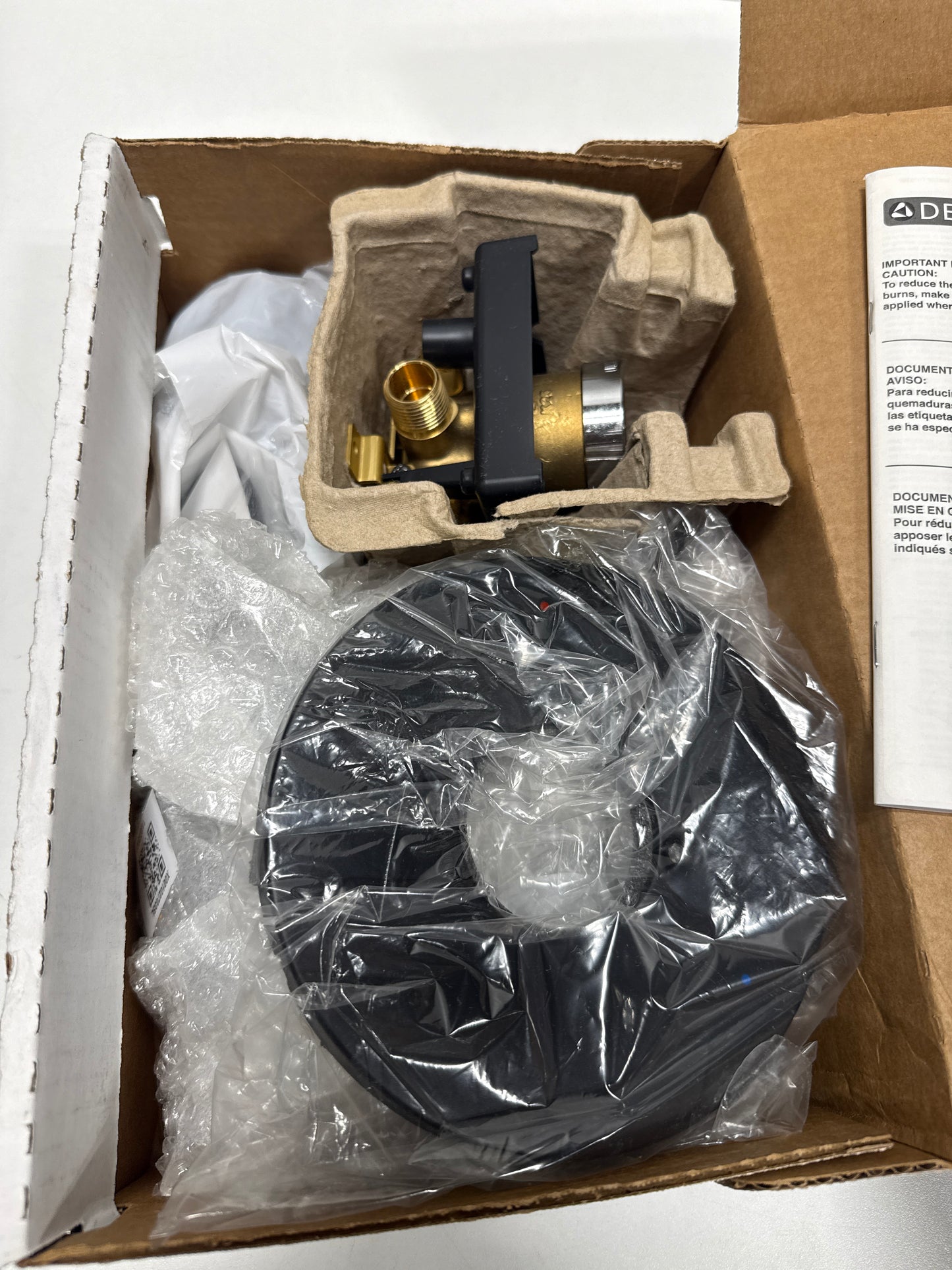 Delta 142749 Nicoli Monitor 14 Series Single Function Pressure Balanced Shower - Rough-in Included Matte Black Showers Shower Only