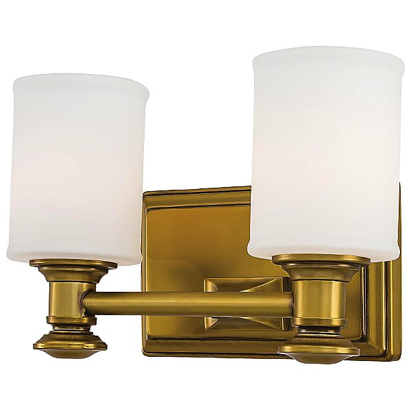 Minka Lavery 5172 Harbour Point 2 Light 11’’ Wide Bathroom Vanity Light with Etched Opal Glass - *Lighting & Electrical