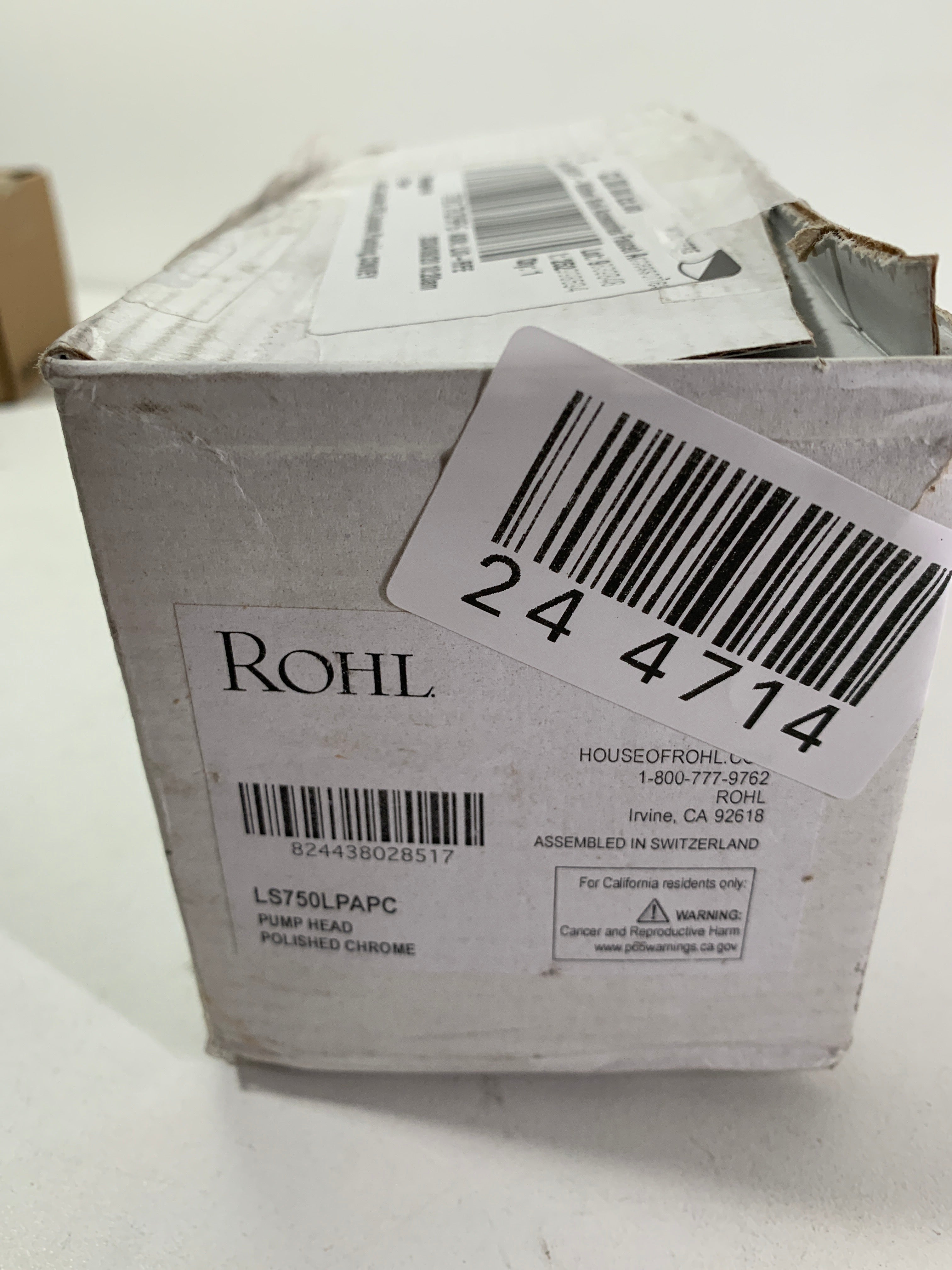 Rohl LS750LPAPC Pump Head Only For The Ls750L De Lux Shrouded Soap/Lotion Dispenser In Polished Chrome - *Plumbing