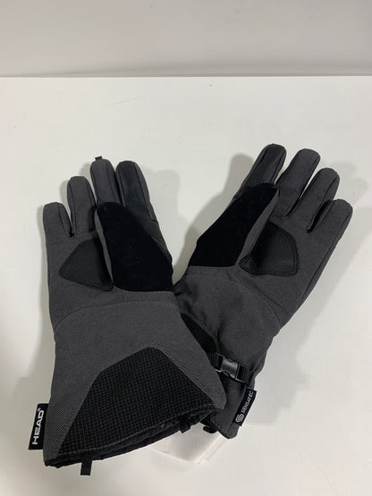 Head Unisex Insulated Ski Glove with Top Zipper Pocket Grey Gloves XS