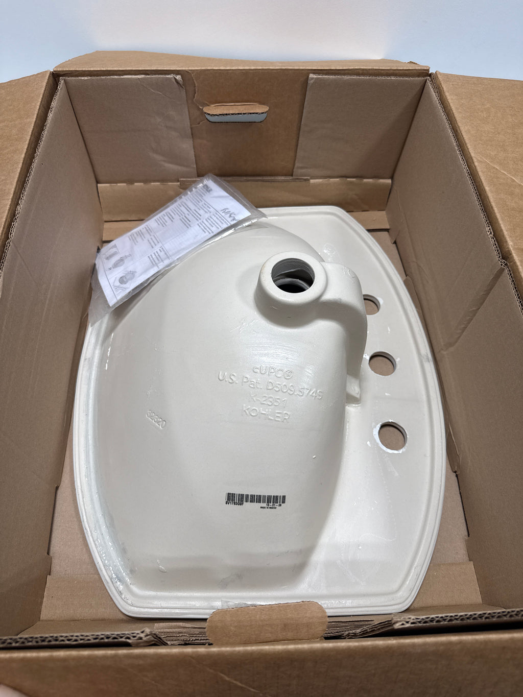 Cimarron 23 in. X 17.88 in. Drop-in Bathroom Sink in White Vitreous China