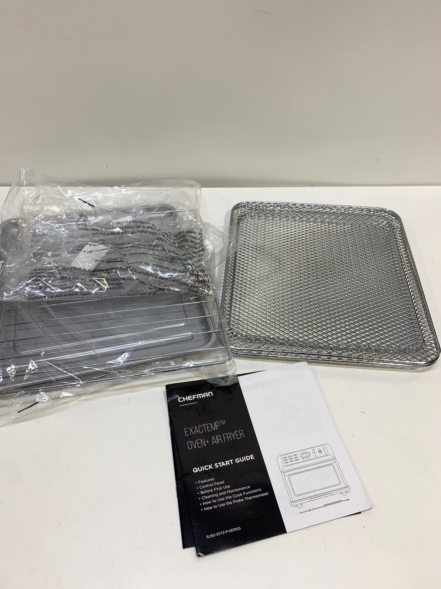 Chefman Exacttemp Oven + Airfryer Pans Part