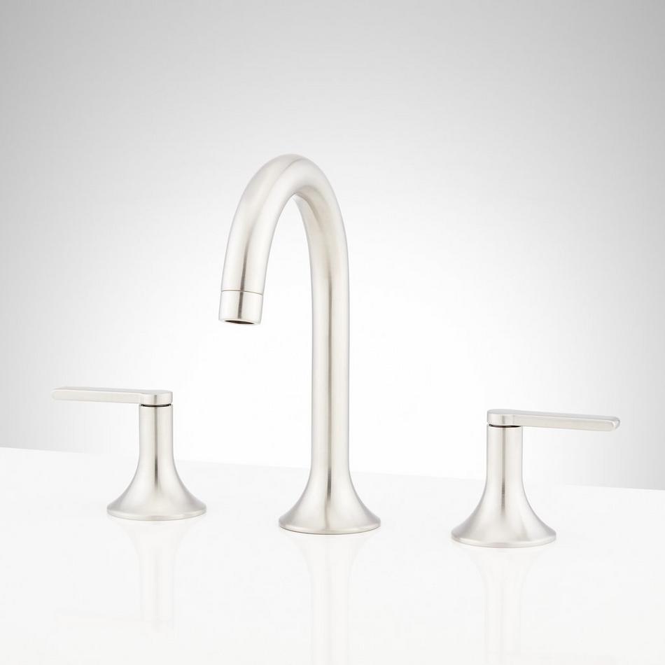 Signature Hardware Lentz 1.2 GPM Widespread Bathroom Faucet - Less Handles Model: SHWSCLZ807LHZBN