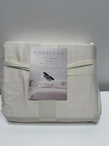 King Rayon from Bamboo Duvet Set Natural - Casaluna - *Bedding