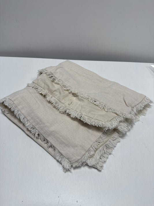 2 x Standard Heavyweight Linen Blend Comforter Sham Natural - Casaluna™: Zipper Closure, OEKO-TEX Certified, No Fill