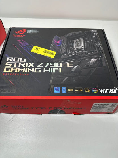 See Desc ASUS - ROG STRIX Z790-E GAMING WIFI (Socket LGA 1700) Intel Z790 ATX DDR5 Wi-Fi 6E Motherboard - Black