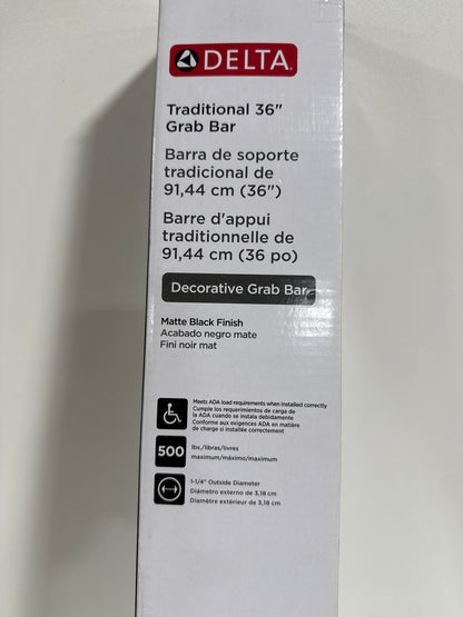 Delta 36" Traditional Grab Bar Model: 41636-BL