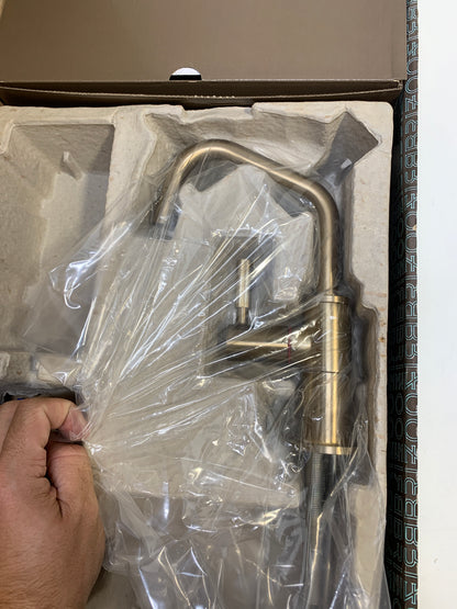 Brizo 61363LF-H Litze 1.0 GPM Single Hole Instant Hot Faucet Water Dispenser with Angled Spout