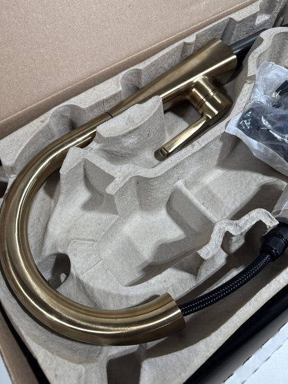 Delta 19802Z-Dst Lenta Single-Handle Pull-Down Kitchen Faucet - Bronze