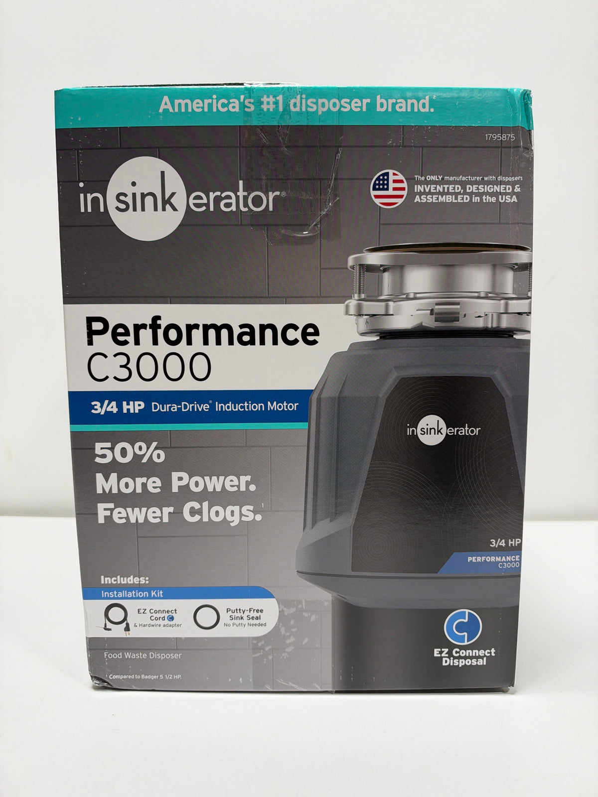 InSinkErator C3000 Performance 0.75HP Garbage Disposer