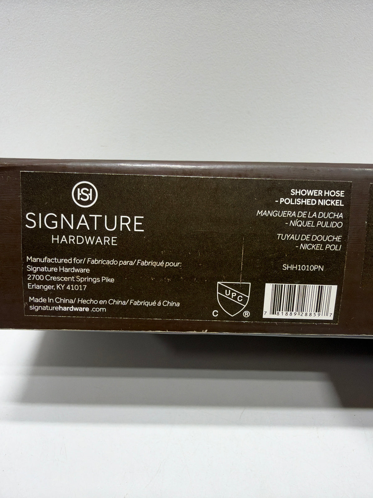 Signature Hardware 948938 FundamentALL 60" Hand Shower Hose Polished Nickel