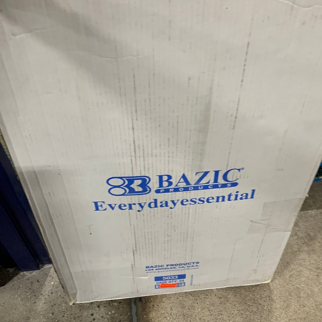 BAZIC 36" X 48" White Tri-Fold Corrugated Presentation Board (Case of 24)