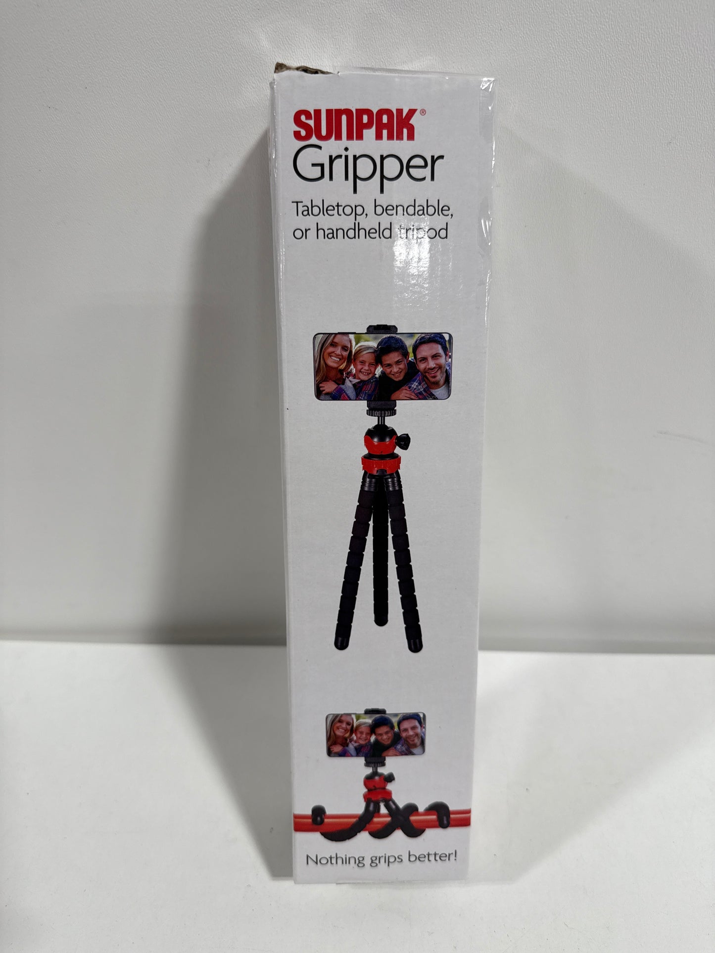 Sunpak Flexible Tripod - Black: Aluminum Ball Head, Universal 1/4"-20 Screw