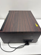 See Desc Scratch Victrola - Empire Bluetooth 6-in-1 Record Player - Gold/Brown/Black