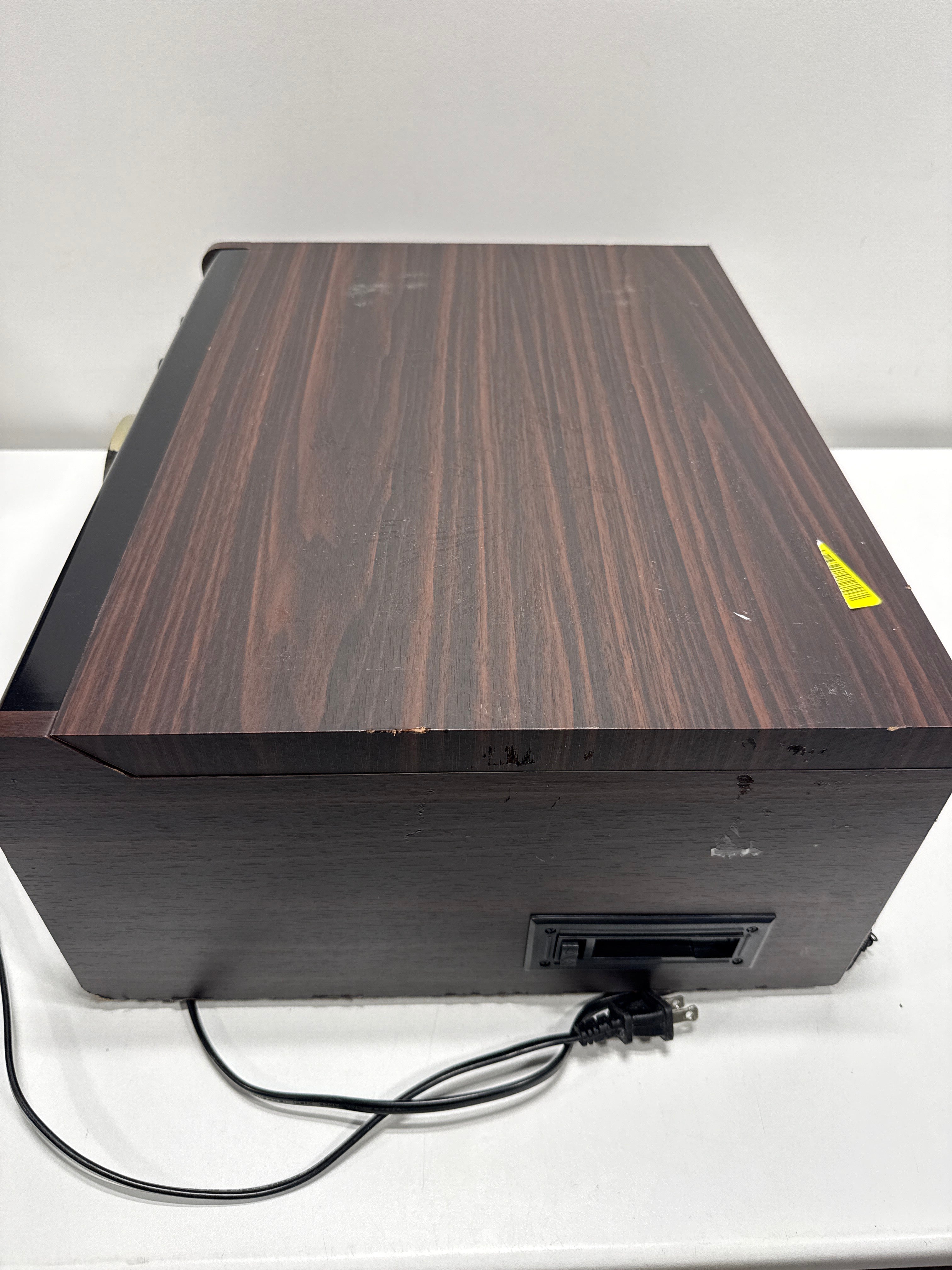 See Desc Scratch Victrola - Empire Bluetooth 6-in-1 Record Player - Gold/Brown/Black