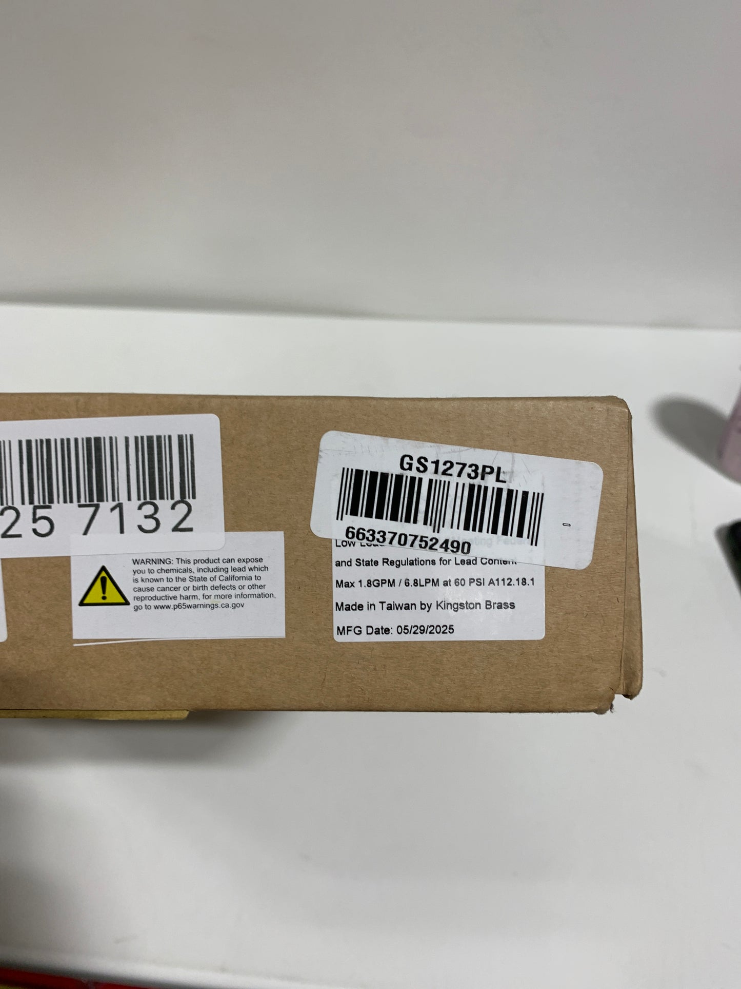 Used- Gourmetier GS1273PL Heritage Two-Handle Deck-Mount Pull-Down Sprayer Kitchen Faucet, Antique Brass