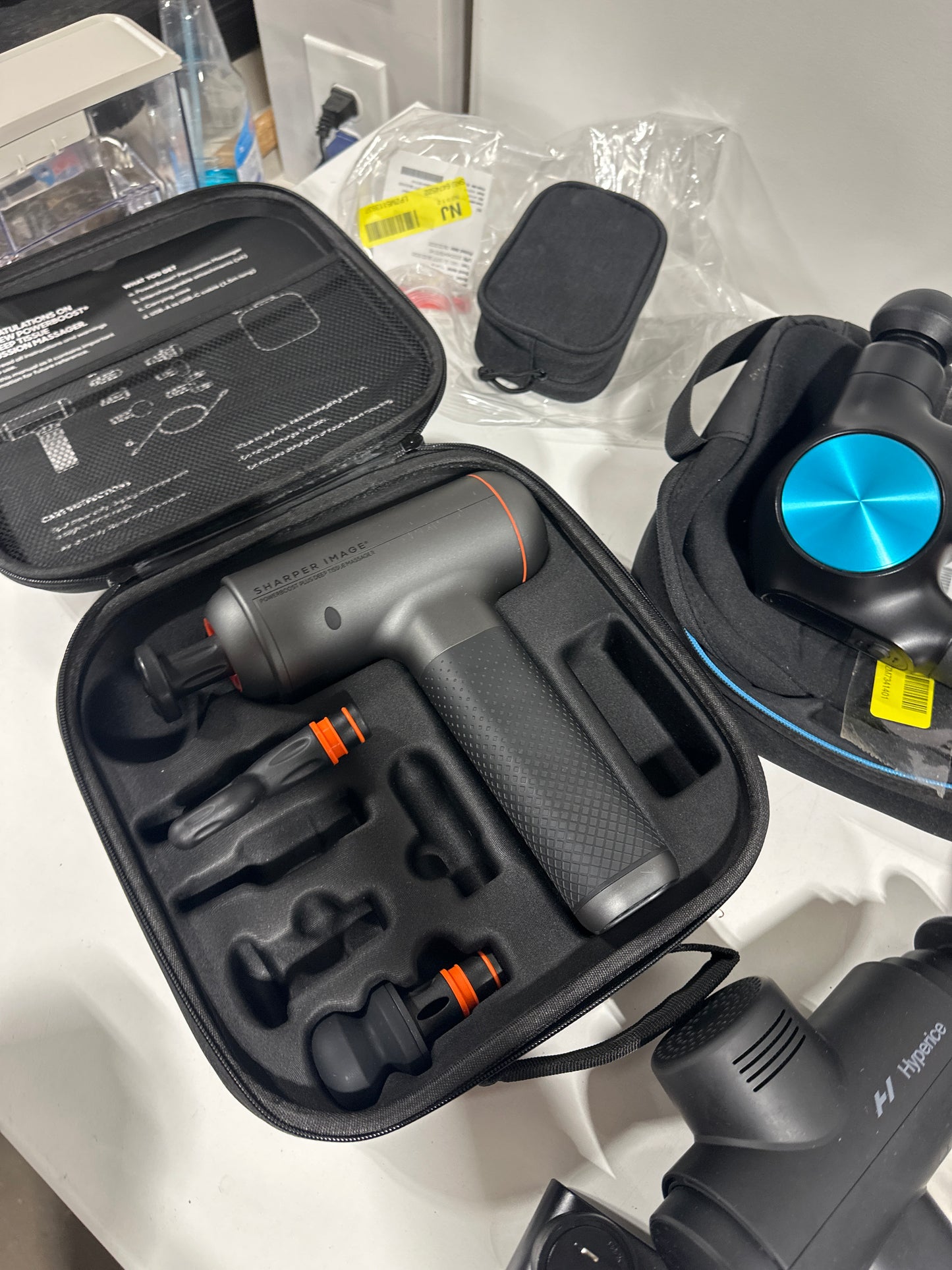 For Parts Lot of 6 Percussion Massagers Hyperice, Sharper Image and more