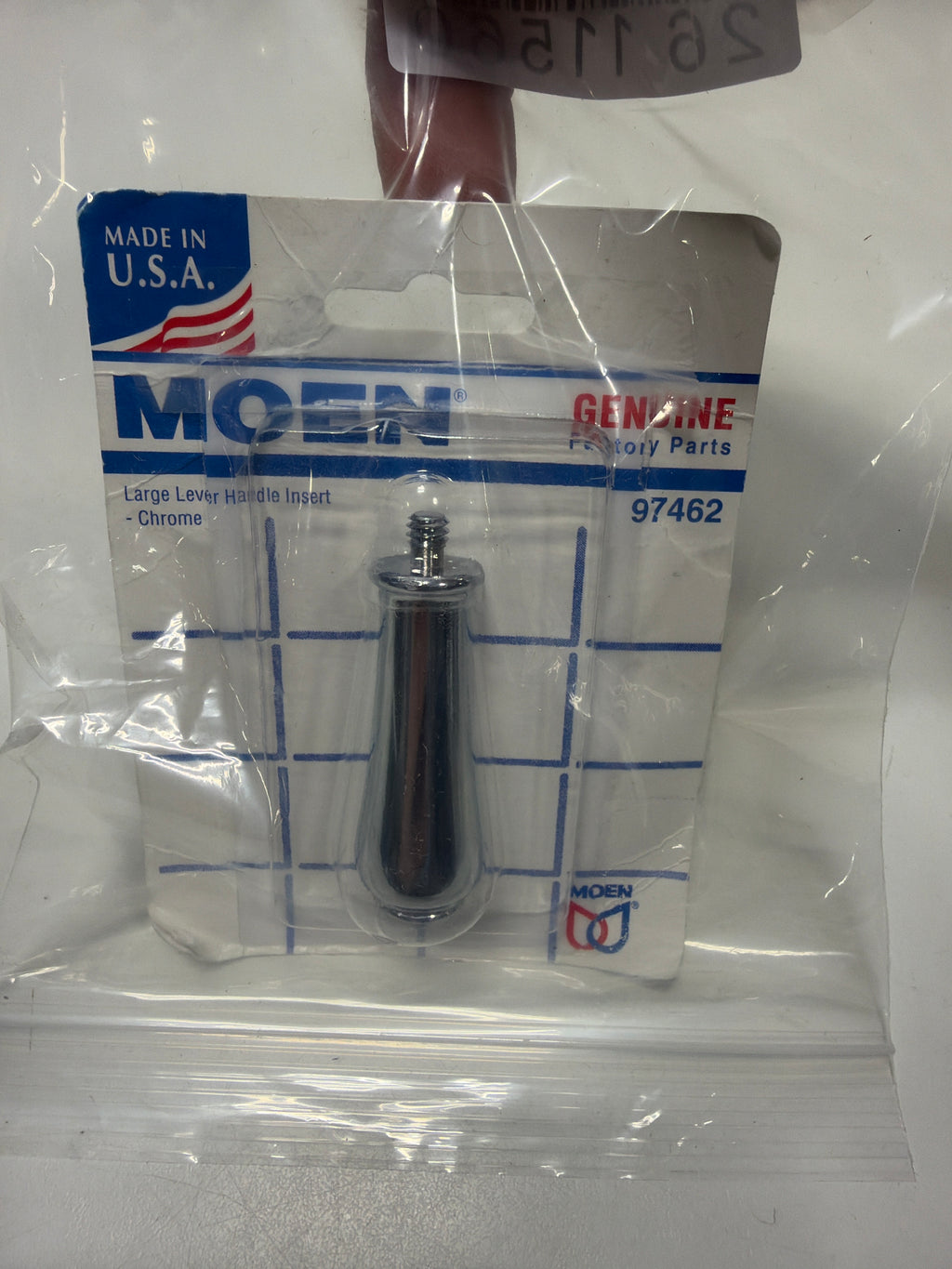 Moen Monticello Replacement Handle Knob Insert - Chrome