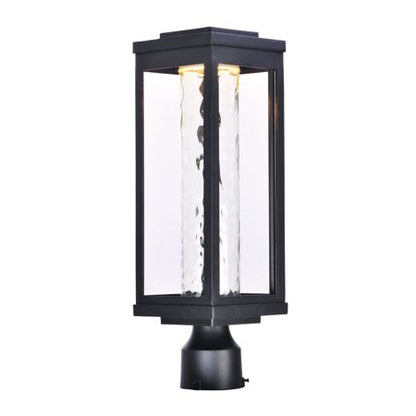 Maxim Lighting Salon 19 Inch Tall LED Outdoor Post Lamp Salon - 55900WGBK