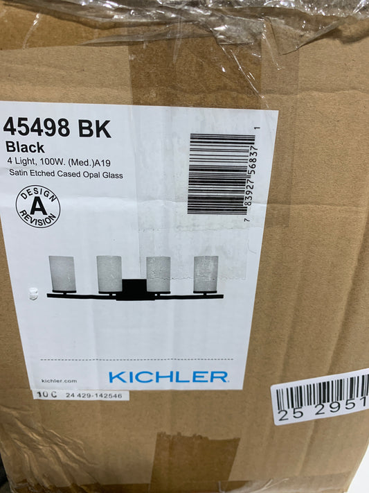 Kichler Lighting Crosby Bath Vanity Light Crosby - 45498BK - Modern Contemporary