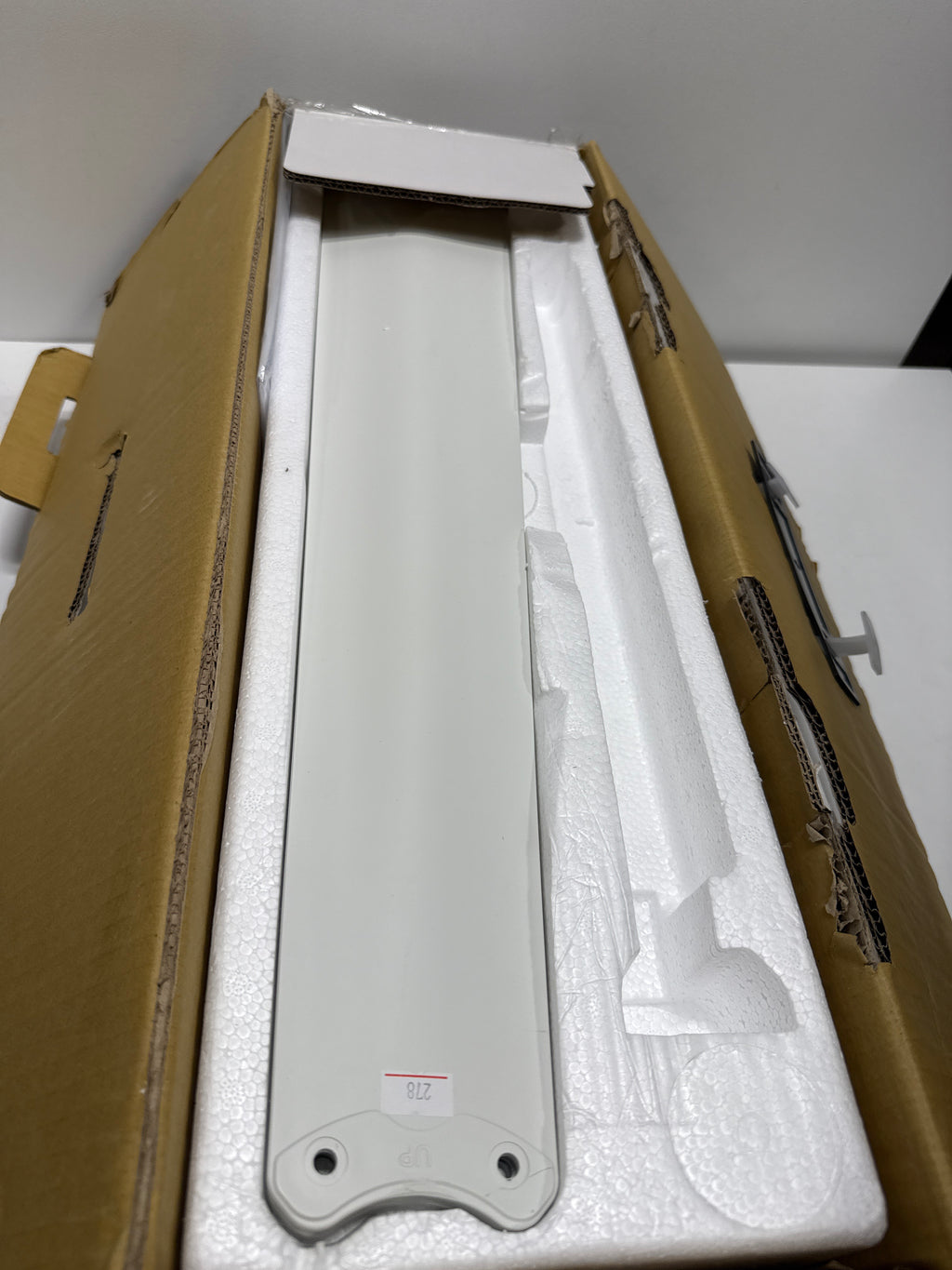 Used Minka Aire Simple Outdoor Rated 52 Inch Ceiling Fan Simple - F787-WHF - Modern Contemporary