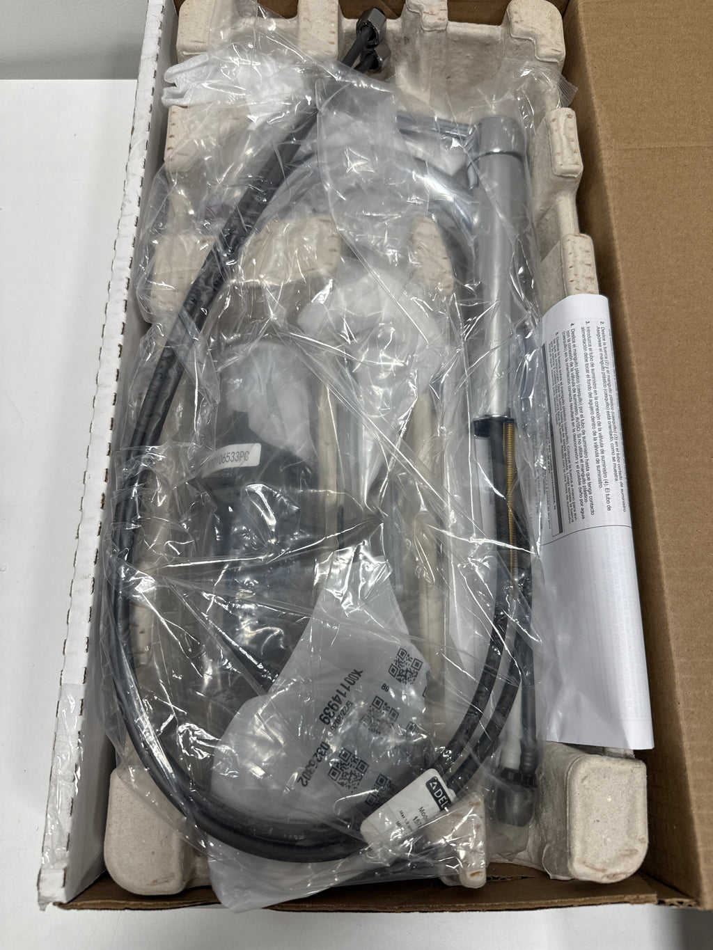 Delta 15749LF Nicoli 1.2 GPM Single Hole Bathroom Faucet with Push Pop-up Drain Assembly Chrome