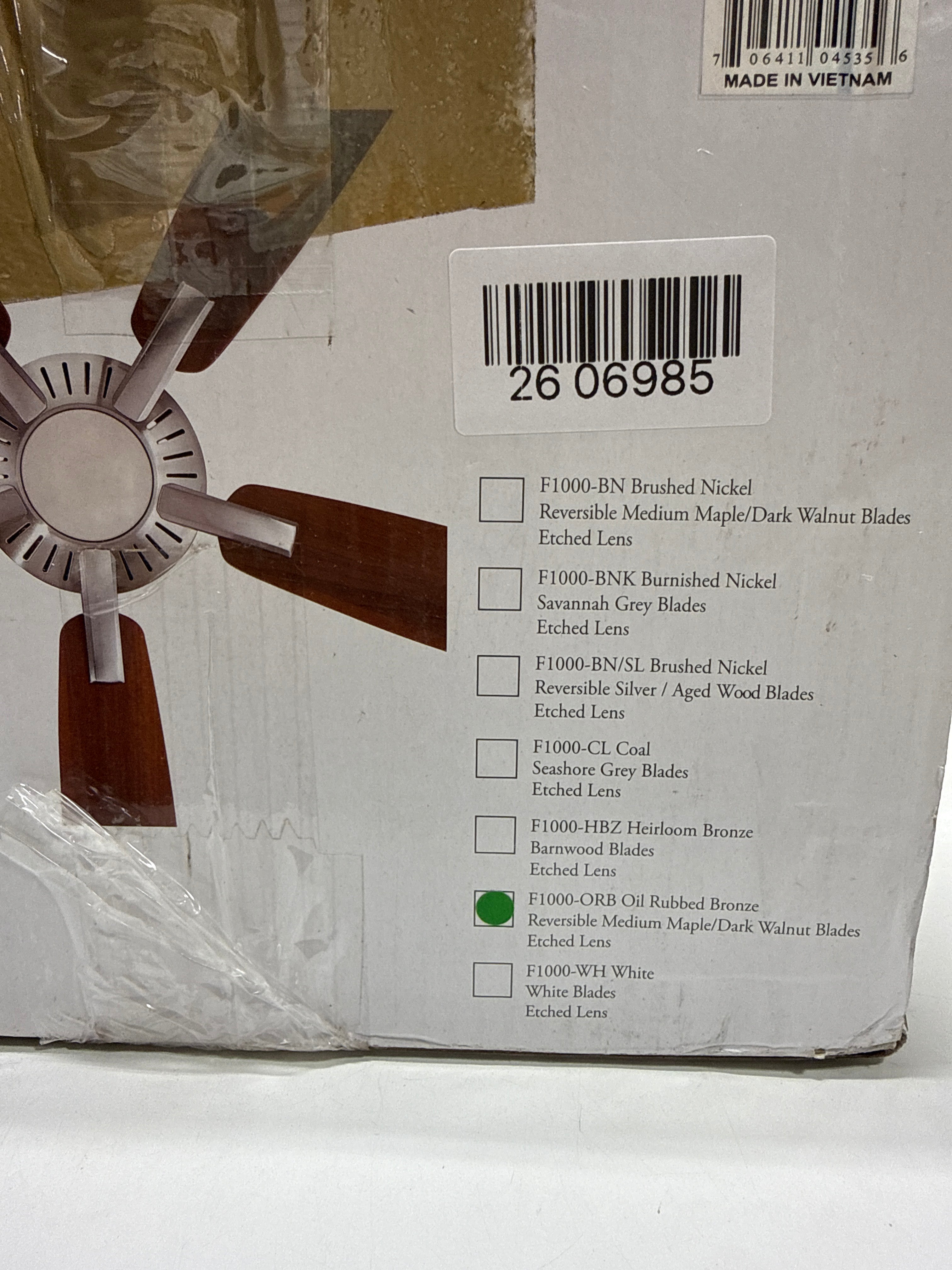 Minka Aire Dyno 52 Inch Ceiling Fan with Light Kit Dyno - F1000-ORB - Transitional