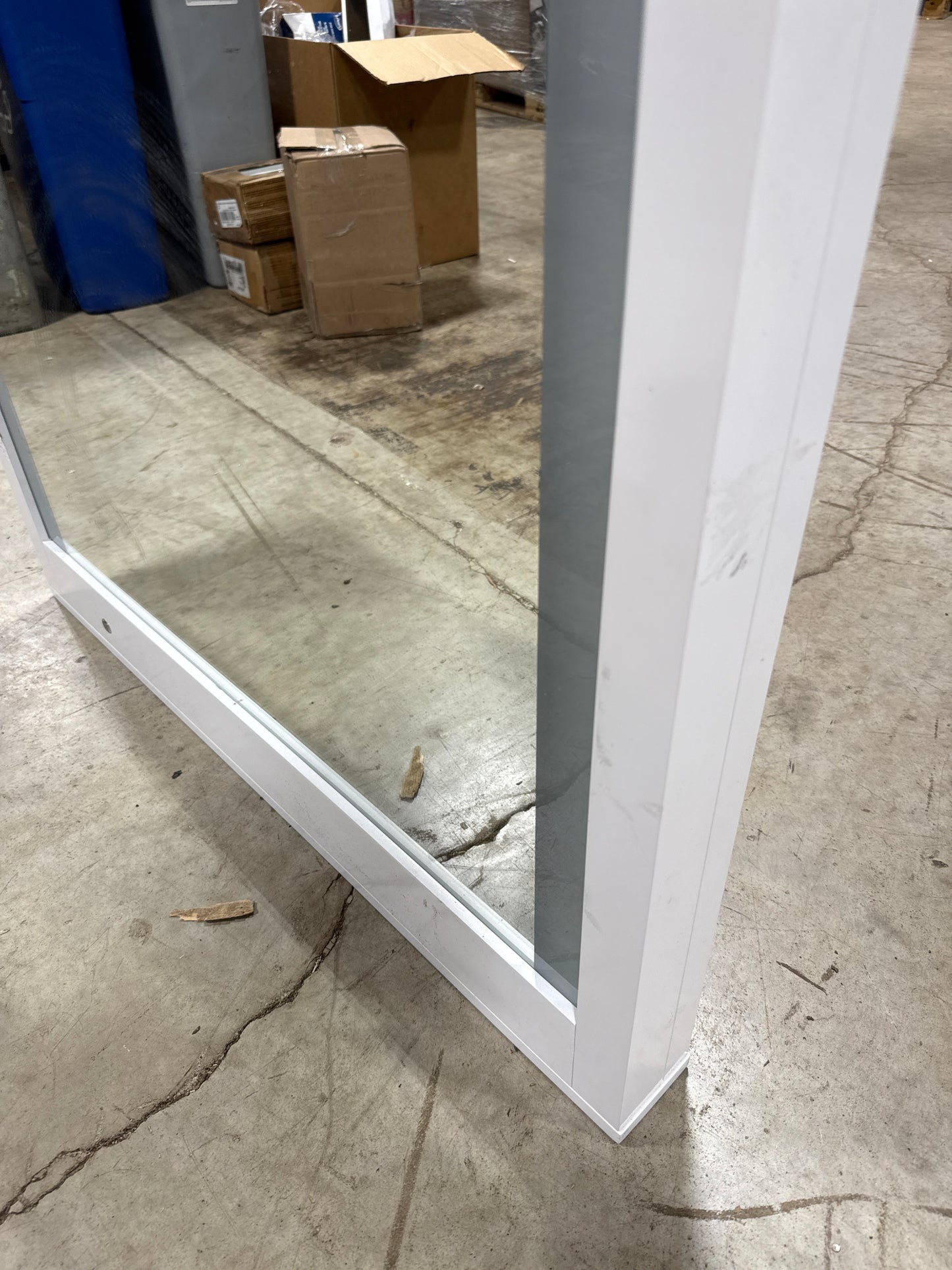 Used See Dec Tresanti Alexandra Vanity Table with LED Lighted Mirror