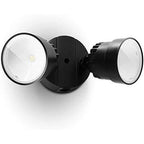 LUTEC P6221B-D2D 2000 Lumen 18 Watt 28 LED Dual-Head Flood Light Outdoor Dusk to Dawn Waterproof Exterior Security Wall
