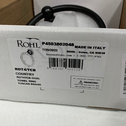 Rohl Country Bath 6-1/4" Wall Mounted Towel Ring ROT4TCB