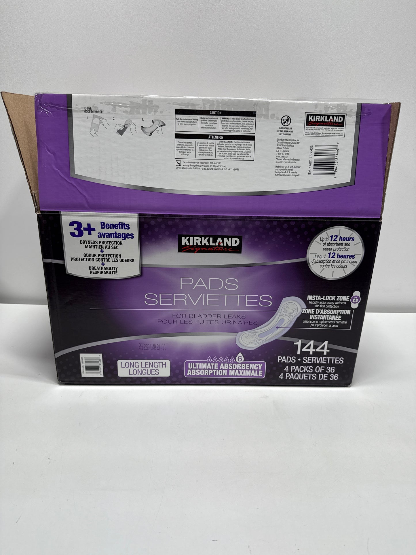 Kirkland Signature Pads for Bladder Leaks, 130-count