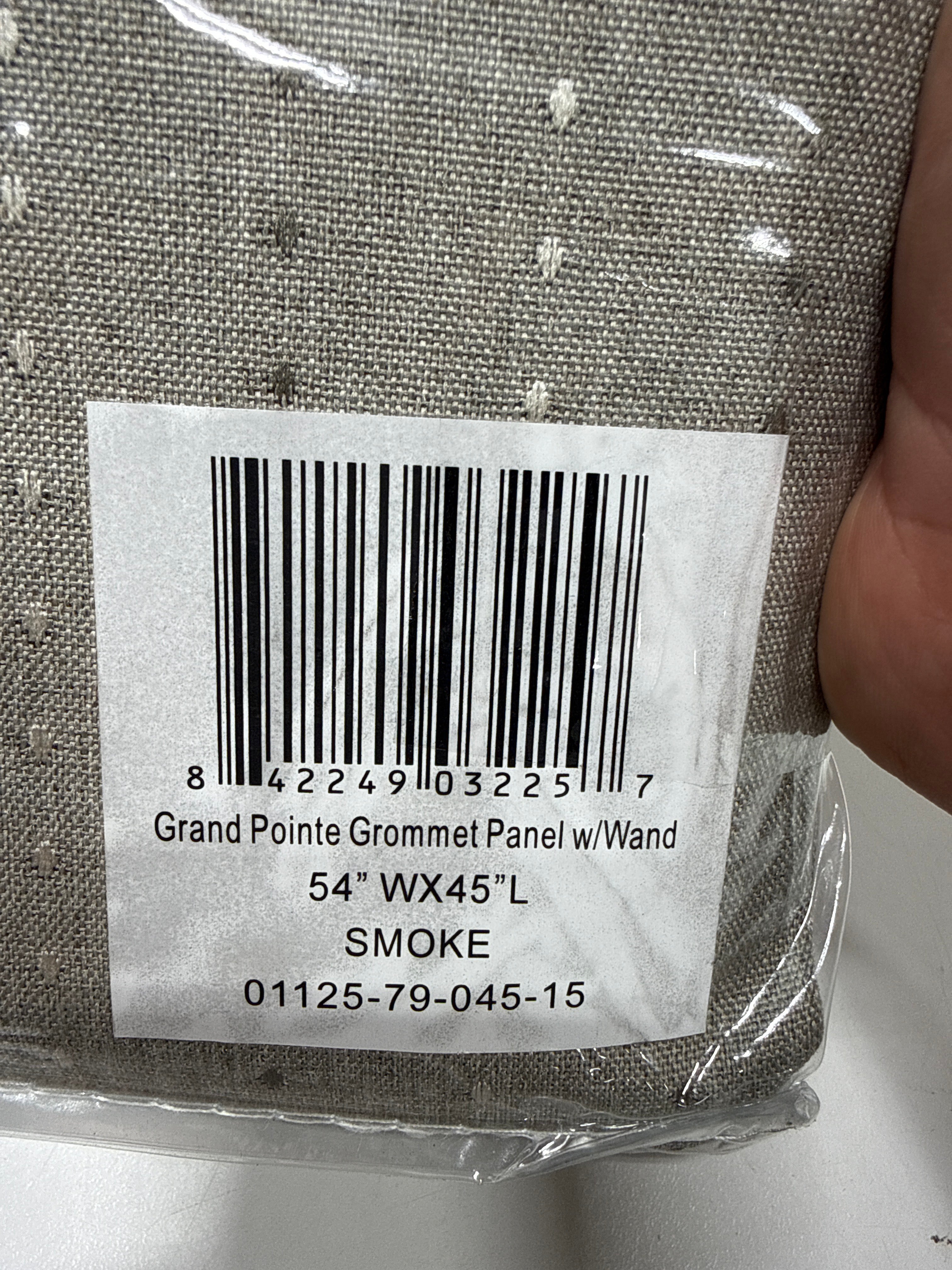 Pair Ricardo Grand Pointe Grommet Panel w/Wand 54" x 45"