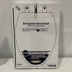 Kohler K-4636-RL Cachet Elongated Closed-Front Toilet Seat Biscuit - toilet