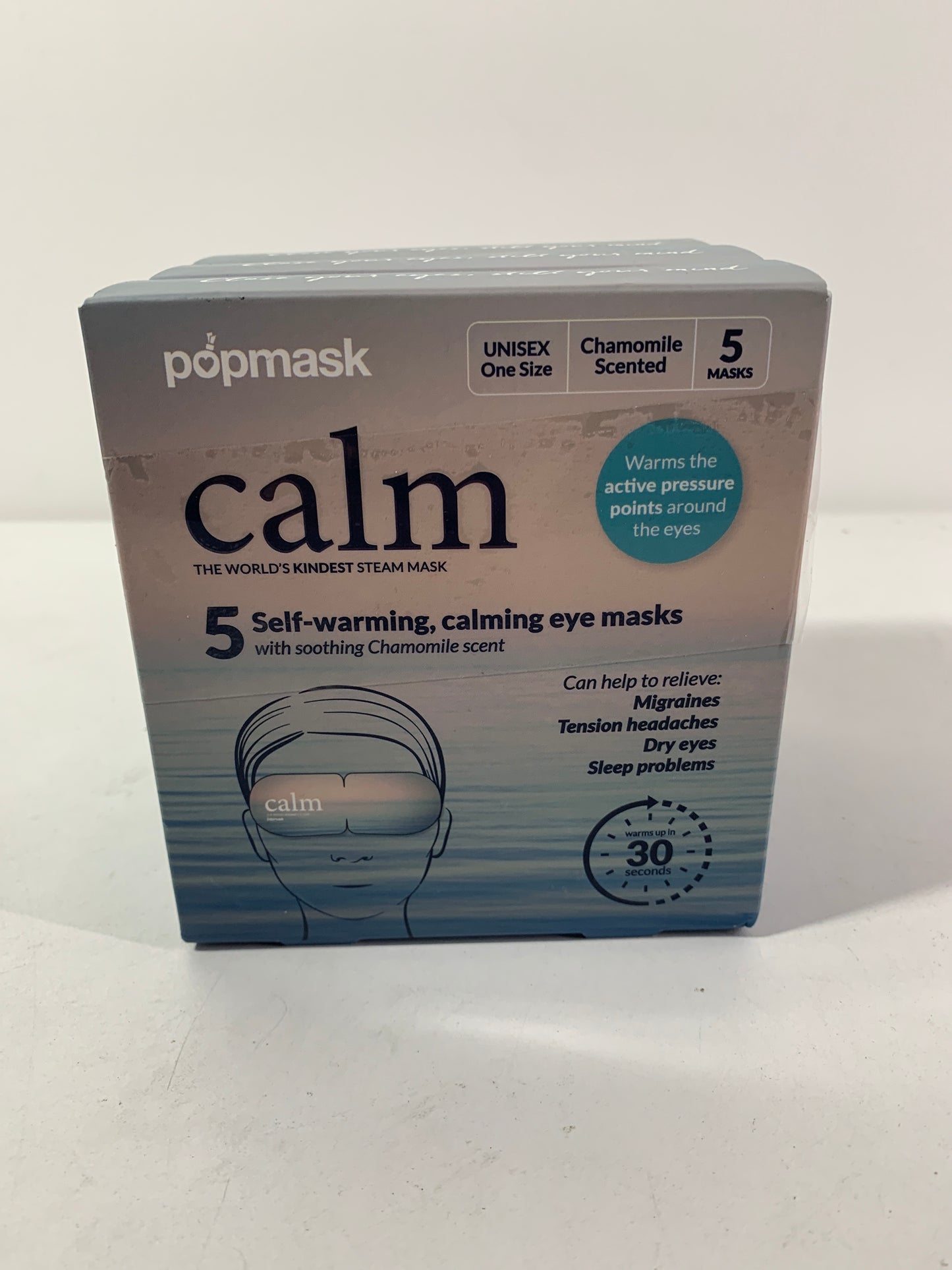 Popmask Calm Self-Heating Eye Mask - Chamomile - 15ct