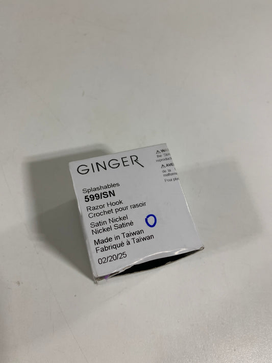 Ginger 599 Splashables Razor Holder Attachment for Shower Baskets Satin Nickel