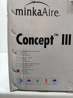 MinkaAire Concept III Outdoor 54 LED Concept III 54" 3 Blade Indoor / Outdoor Smart LED Hugger Ceiling Fan