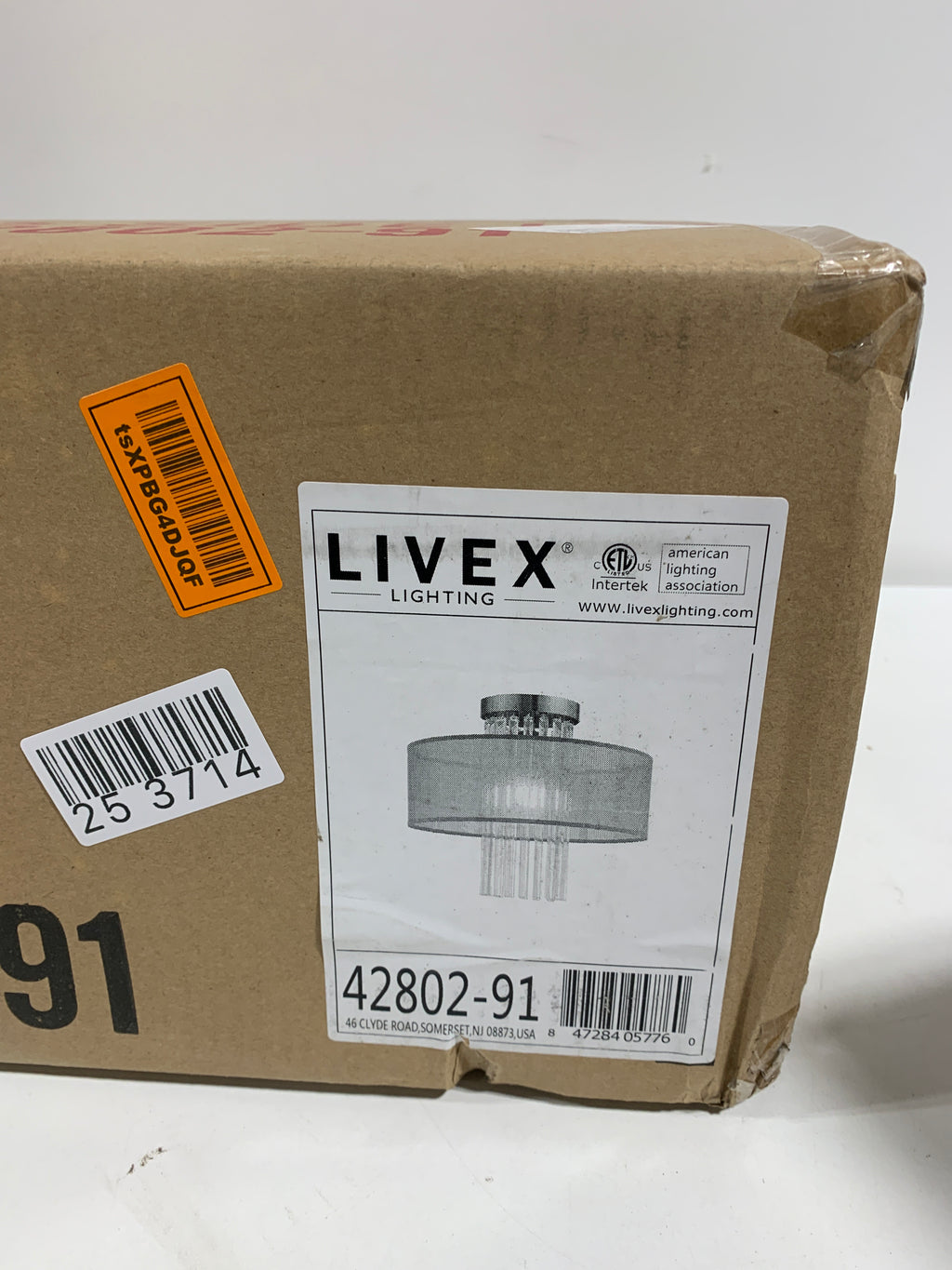 Livex Lighting Alexis Outdoor Flush Mount Alexis - 42802-91 - Modern Contemporary - *Lighting & Electrical