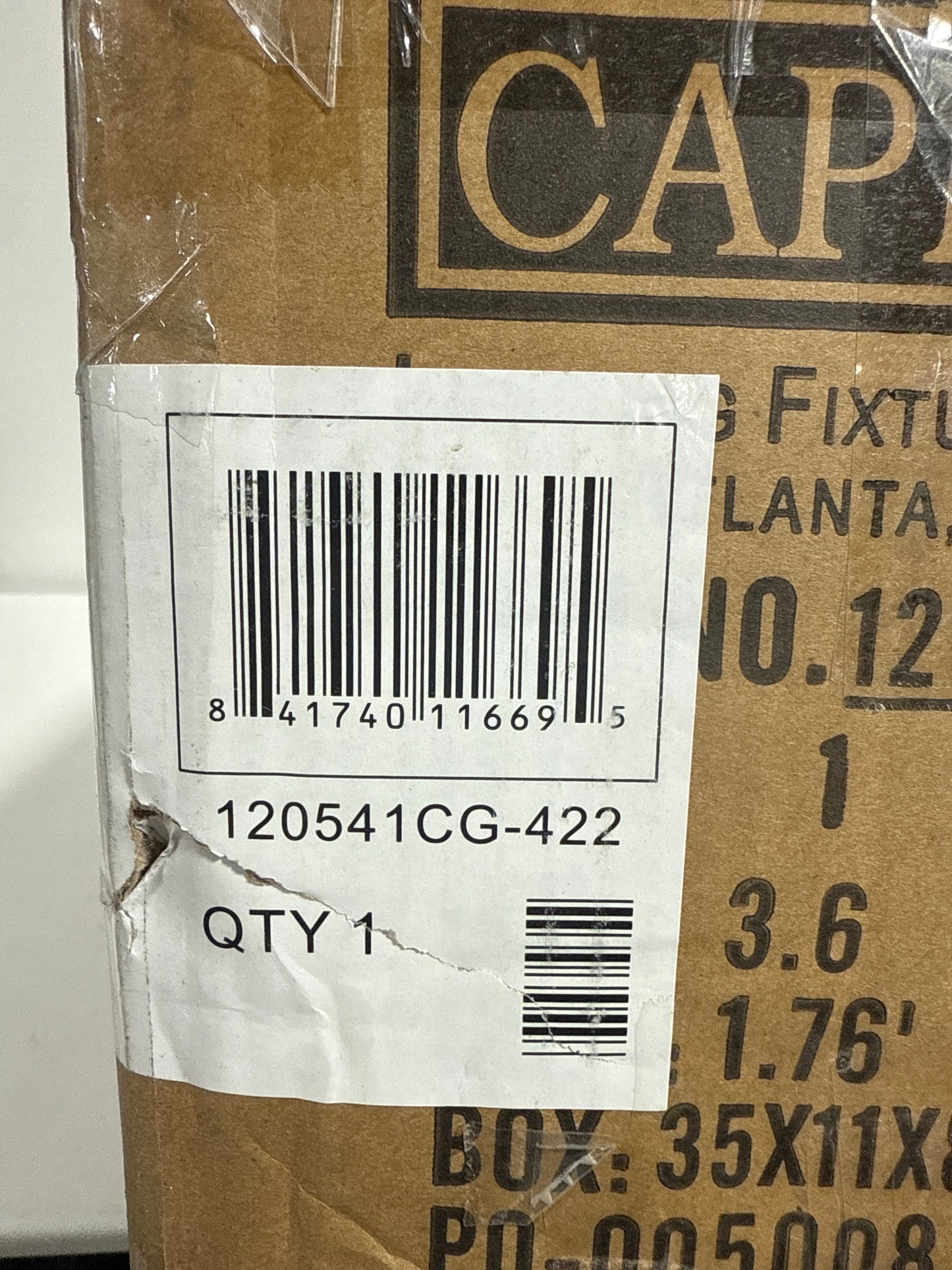 Capital Lighting Fixture Company Milan 33 Inch 4 Light Bath Vanity Light Milan - 120541CG-422