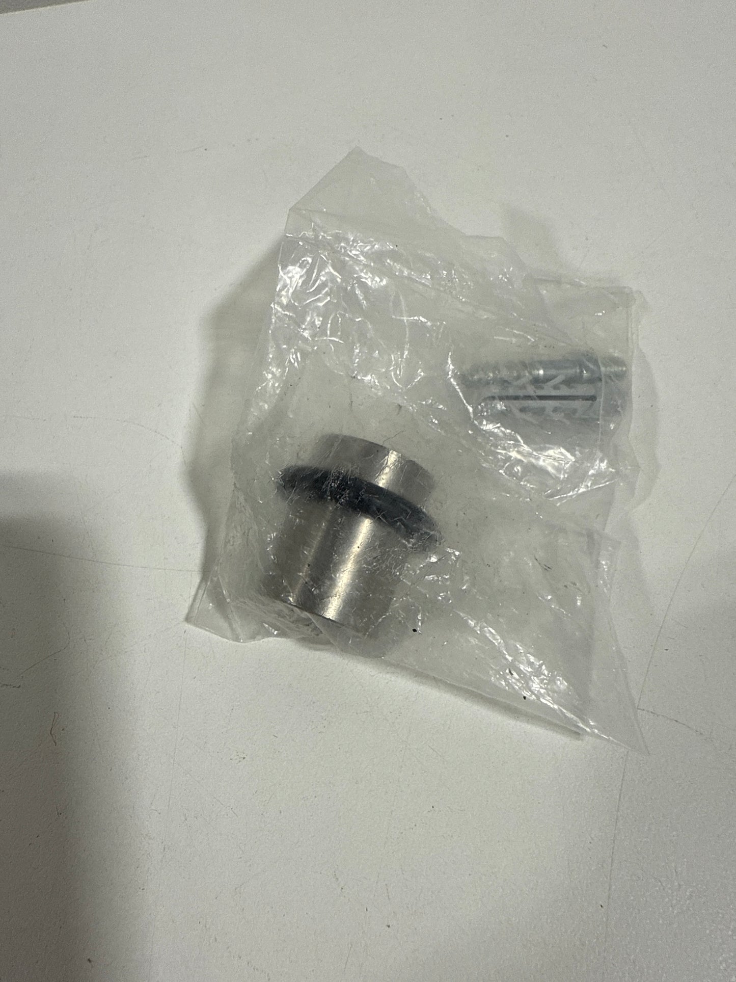 5 Omnia 7001.32D Door Stop Steel Silver 1-3/16 H X 7/8 W