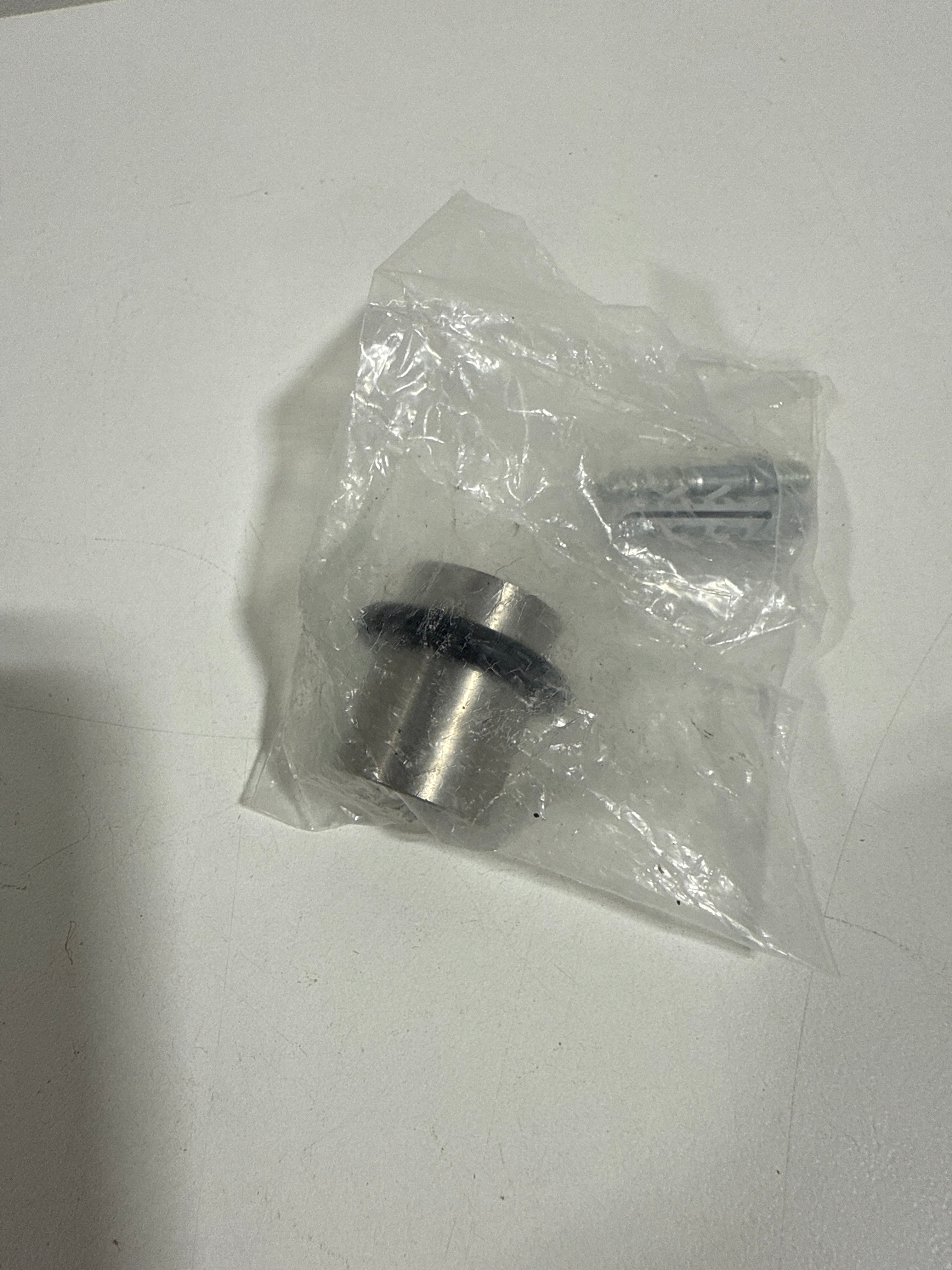 5 Omnia 7001.32D Door Stop Steel Silver 1-3/16 H X 7/8 W - *Tools Hardware & Misc