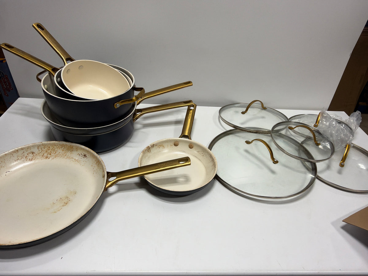 Used GreenPan Reserve 12-piece Cookware Set Navy Twilight