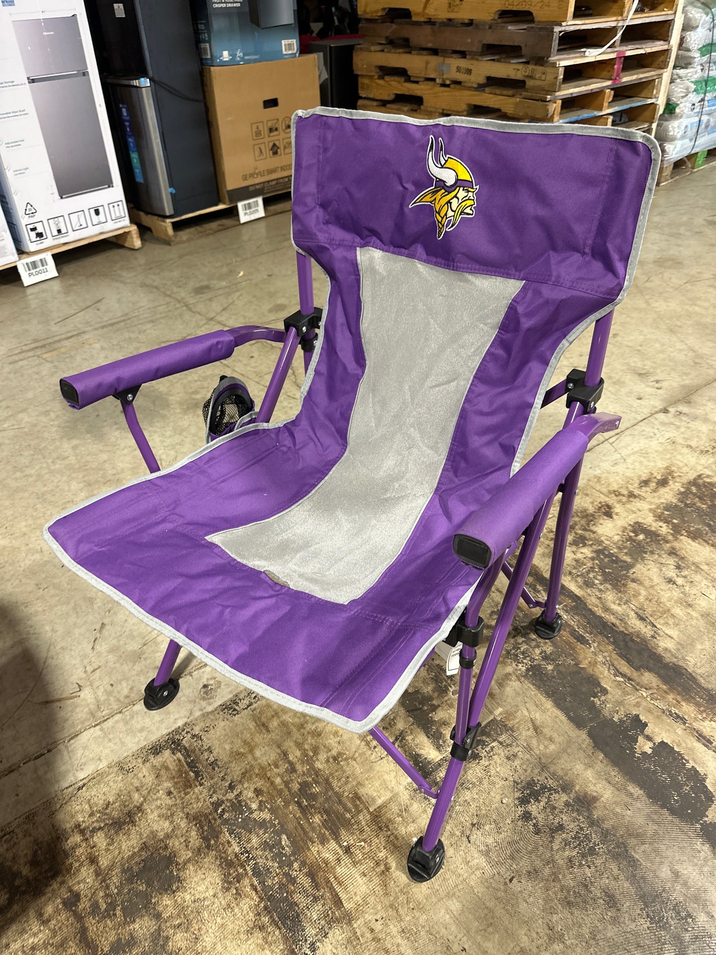 As Is Vikings folding chair