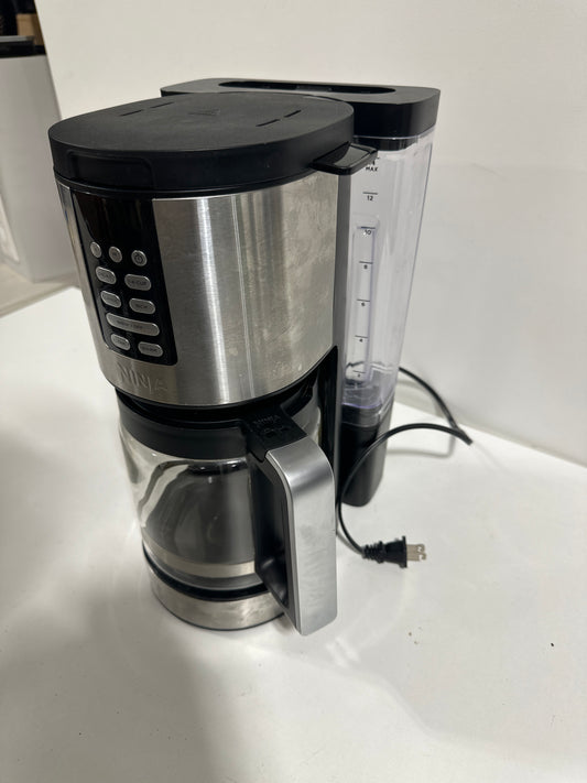 Used NINJA Programmable XL 14- Cup Black Stainless Steel Drip Coffee Maker PRO
