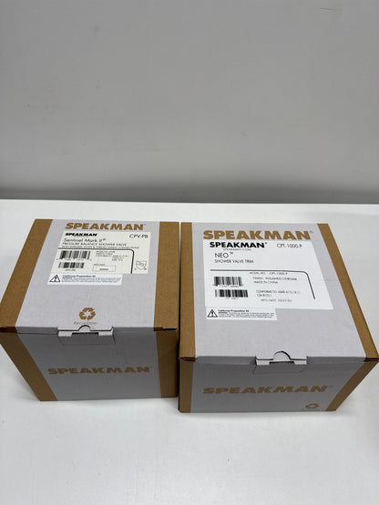 Speakman SM-1000-P Pressure Balance Shower Valve and Trim for Modern Designed Bathroom Dcor, Polished Chrome