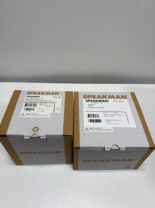 Speakman SM-1000-P Pressure Balance Shower Valve and Trim for Modern Designed Bathroom Dcor, Polished Chrome