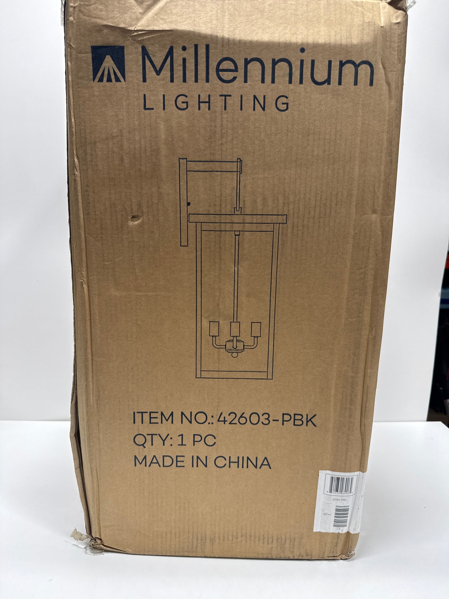 Barkeley 4-Light 11 in. Powder Coated Black Outdoor with Clear Glass